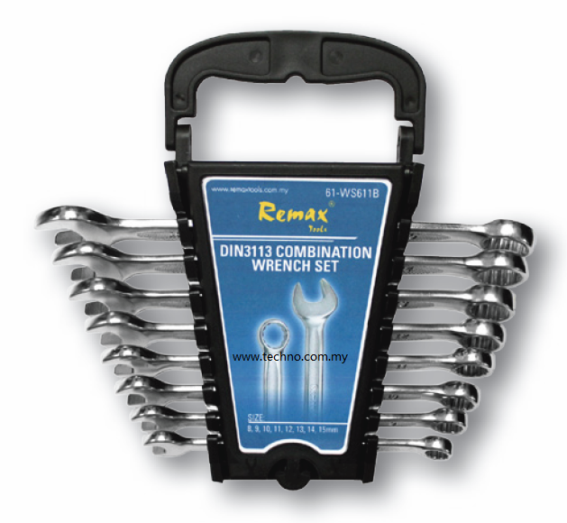 Remax Combination Wrench Set Din3113 .8pcs - Click Image to Close